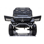 Elektrické autíčko Mercedes Unimog - nelakované - čierne